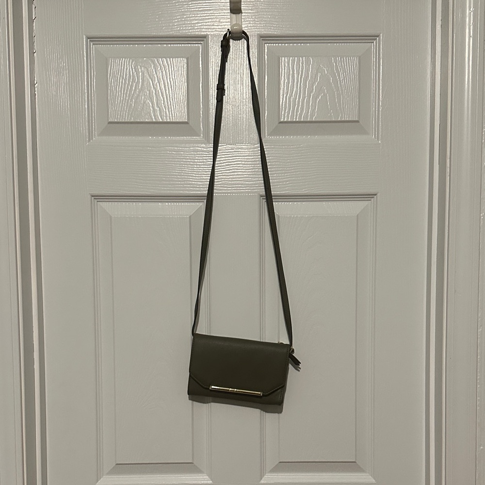 Enzo Angiolini Dark Green Crossbody Bag